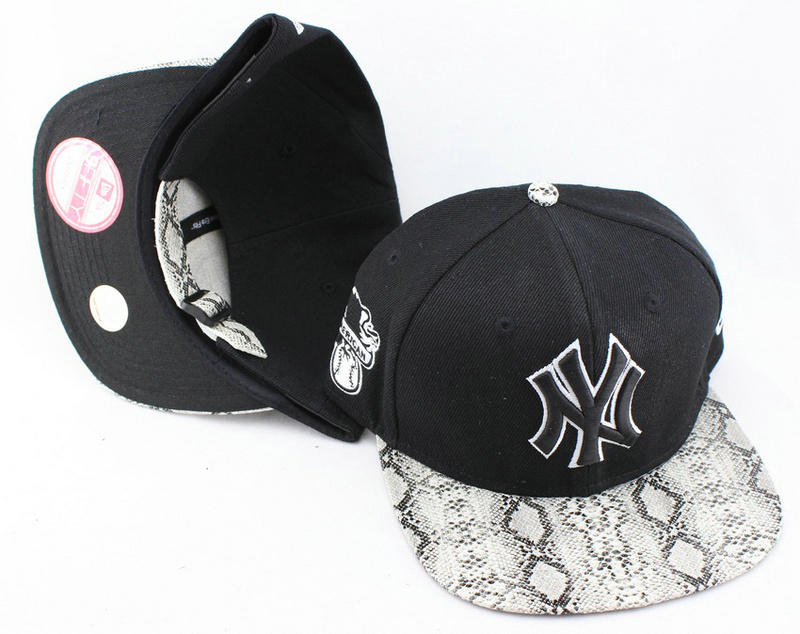 New York Yankees Black Snapback Hat JT 0613
